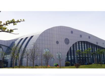 黑河会议中心外景网架工程